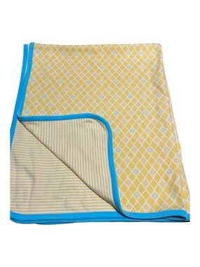 Vintage Gymboree 1990s Sunny Summer Newborn Baby Cotton Blanket Security Lovey